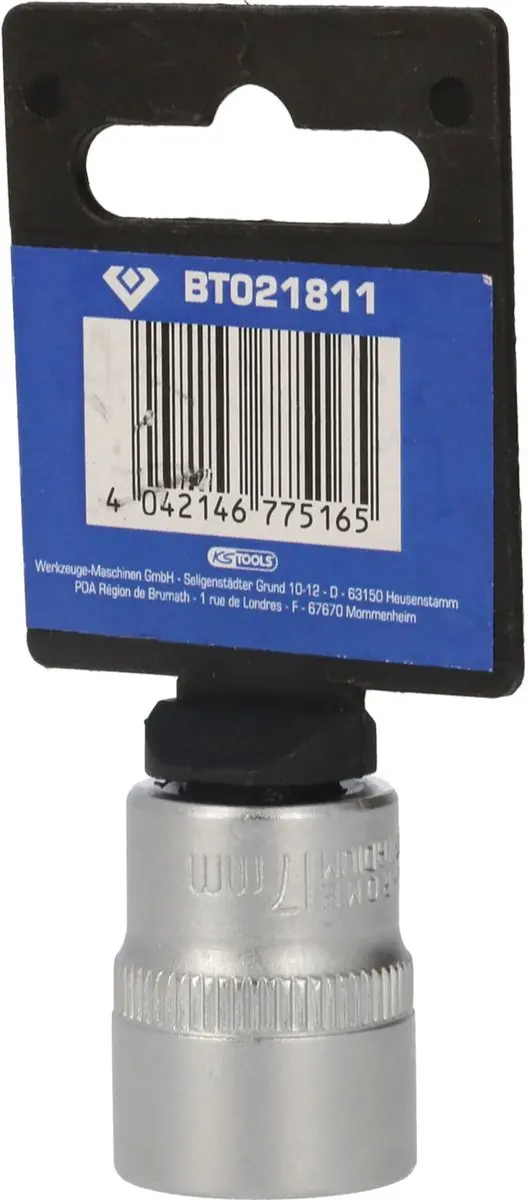 Brilliant Tools BT021811 dopsleutel 3/8" 17 mm - afbeelding 4 van 4