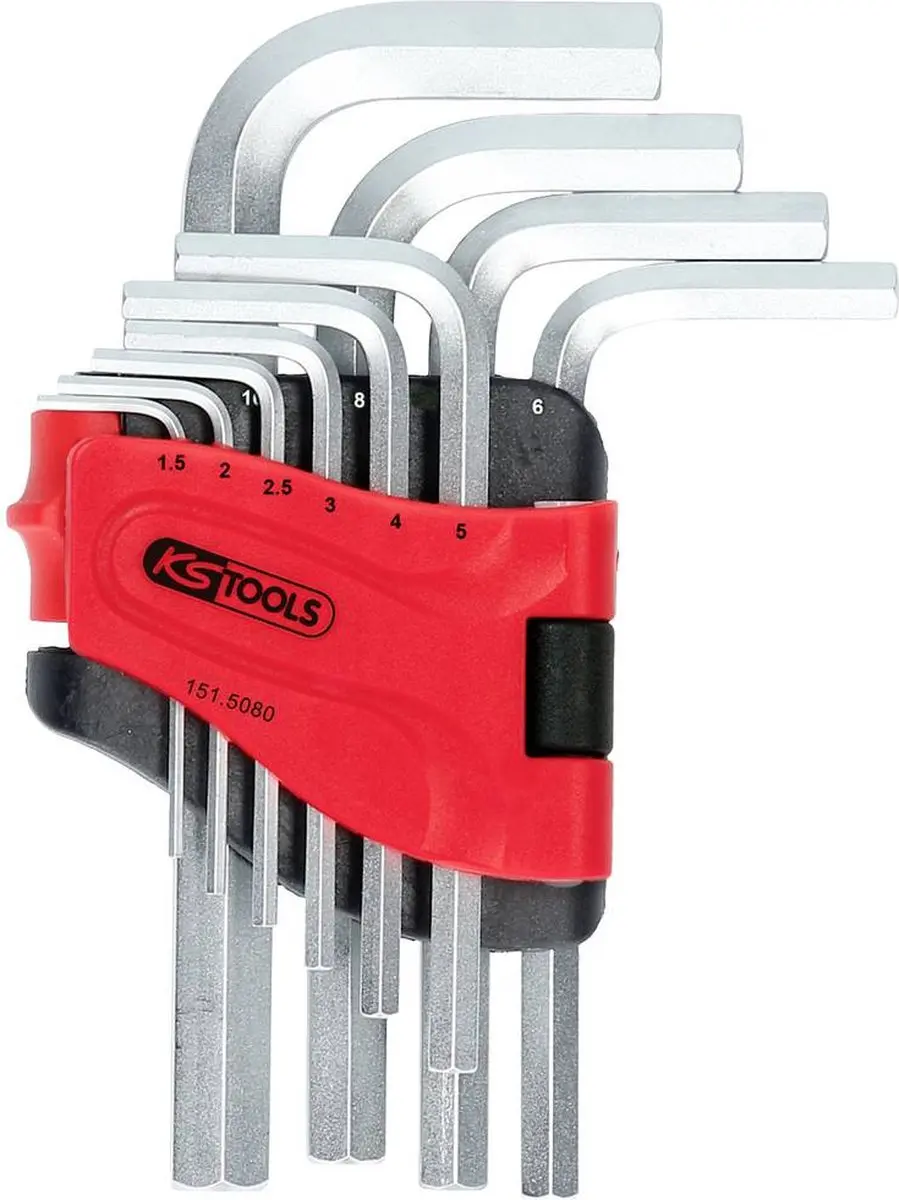 KS Tools 151.5080 Inbus Haakse Schroevendraaierset - afbeelding 3 van 4