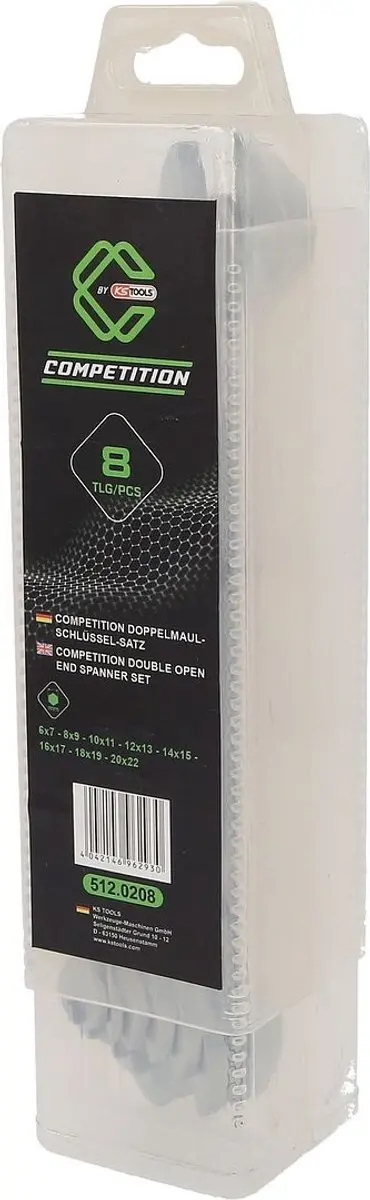 KS Tools 512.0208 Dubbele Steeksleutelset 8-delig - afbeelding 4 van 6