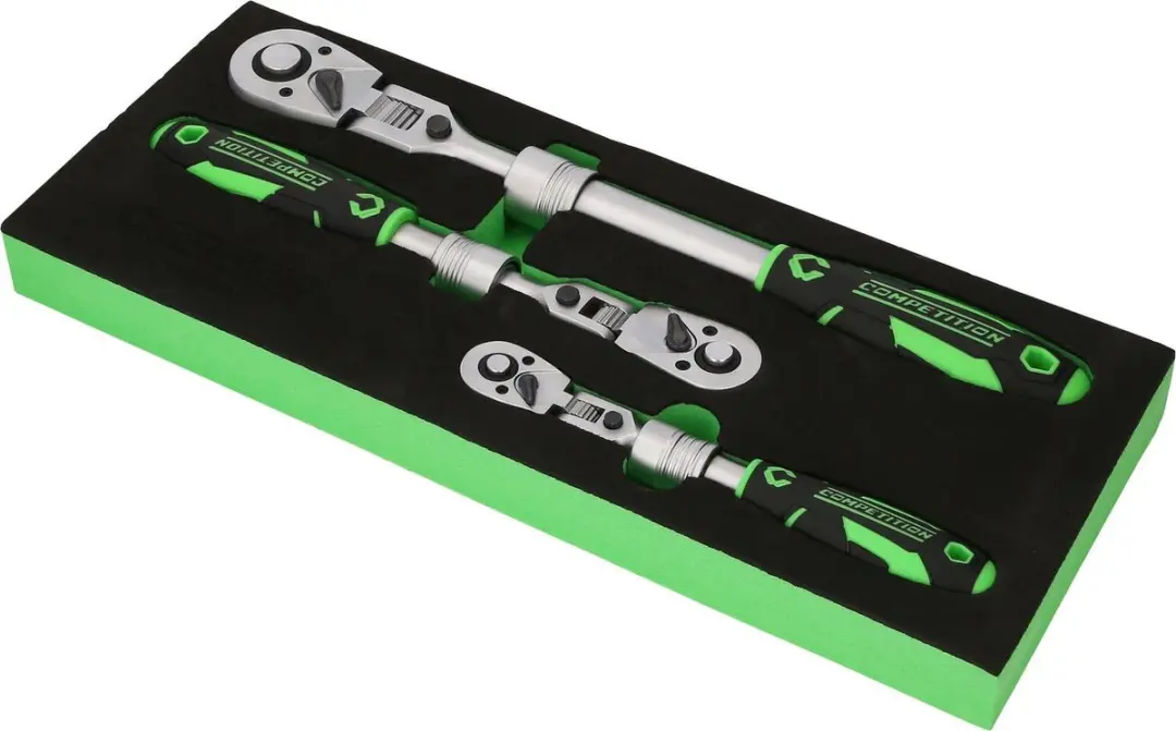 KS Tools COMPETITION 512.0103 Teleskop-Ratelset - 3-delig - afbeelding 6 van 6