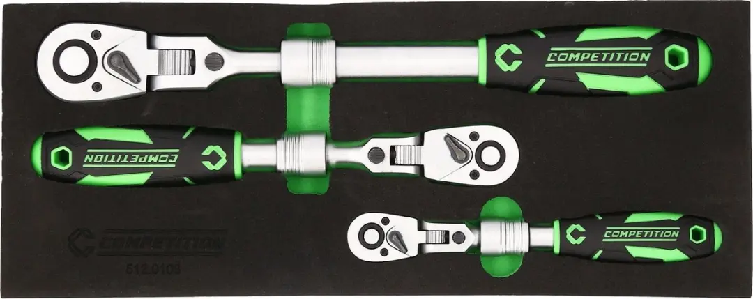 KS Tools COMPETITION 512.0103 Teleskop-Ratelset - 3-delig - afbeelding 4 van 6