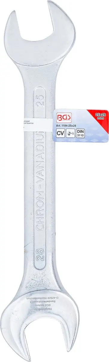 BGS Steeksleutel 25x28 mm - afbeelding 3 van 4