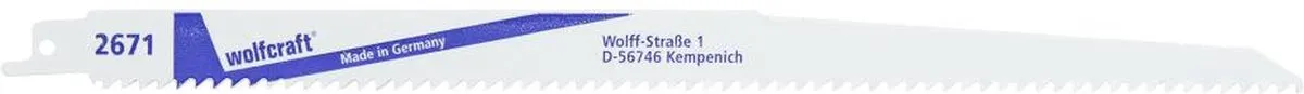 Wolfcraft Sabelzaagblad BIM 2671000
