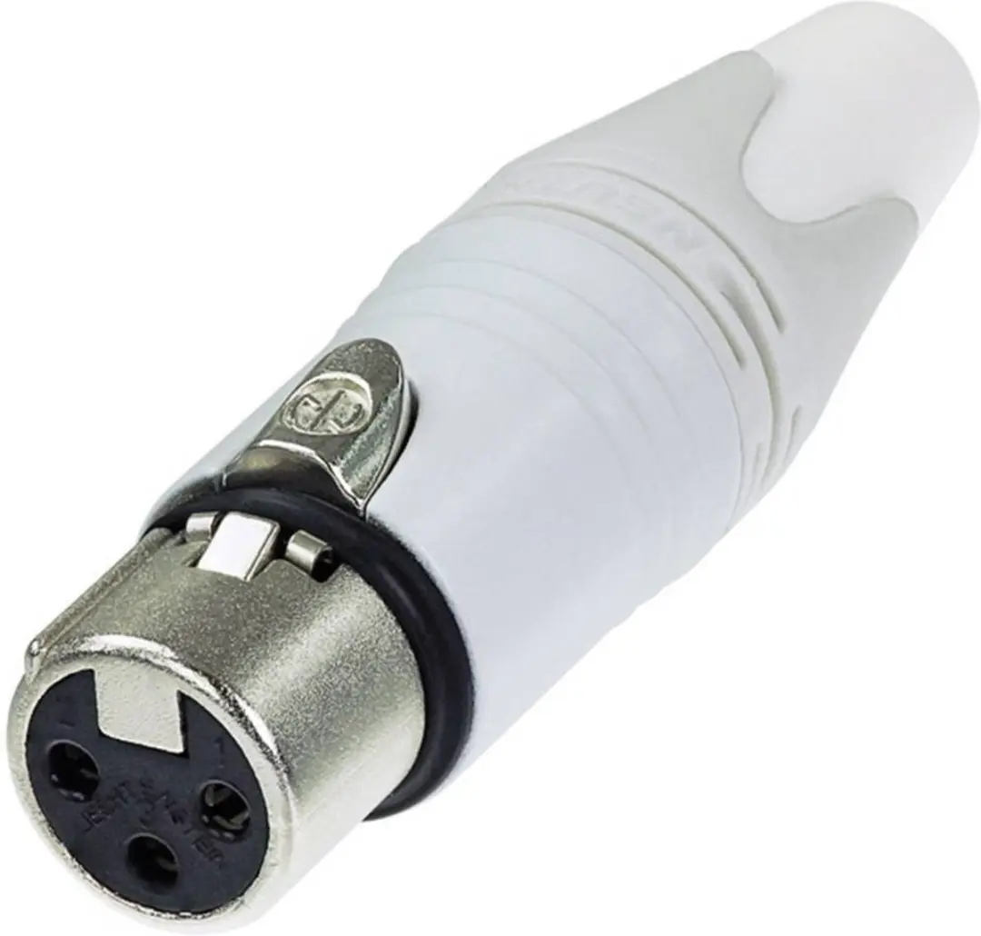 Neutrik NC3FXX-WT XLR-connector Bus Recht Wit