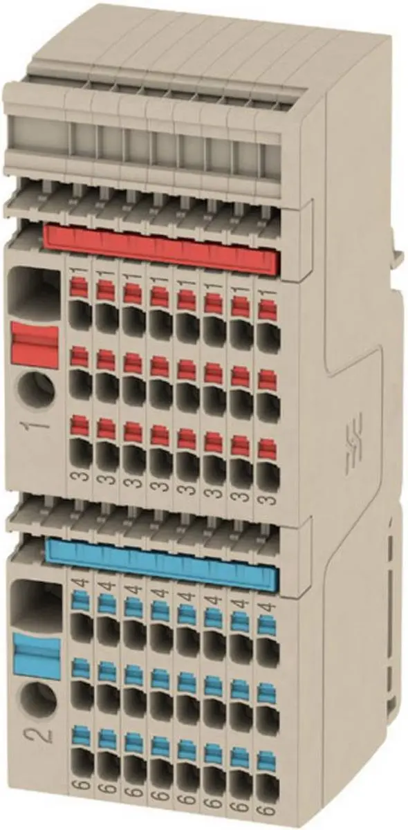 Weidmüller 2506370000 Verdeler-serieklem Spanveer Beige - afbeelding 2 van 2