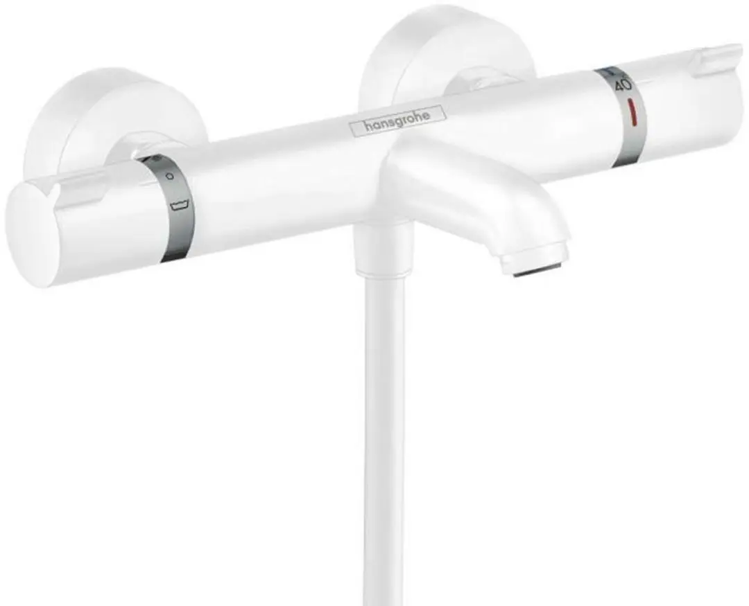 Hansgrohe Ecostat Comfort Opbouw Badthermostaat - Mat Wit - afbeelding 5 van 5