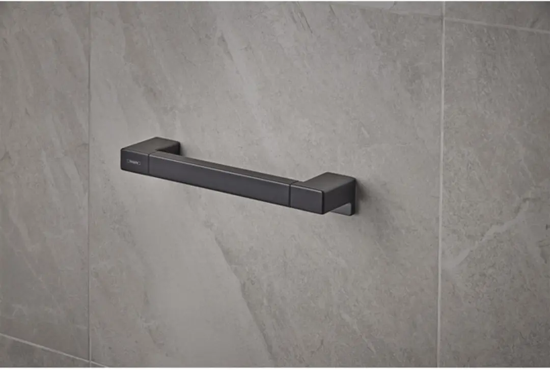 Hansgrohe AddStoris Badgreep 41744670 - Mat Zwart - afbeelding 3 van 4