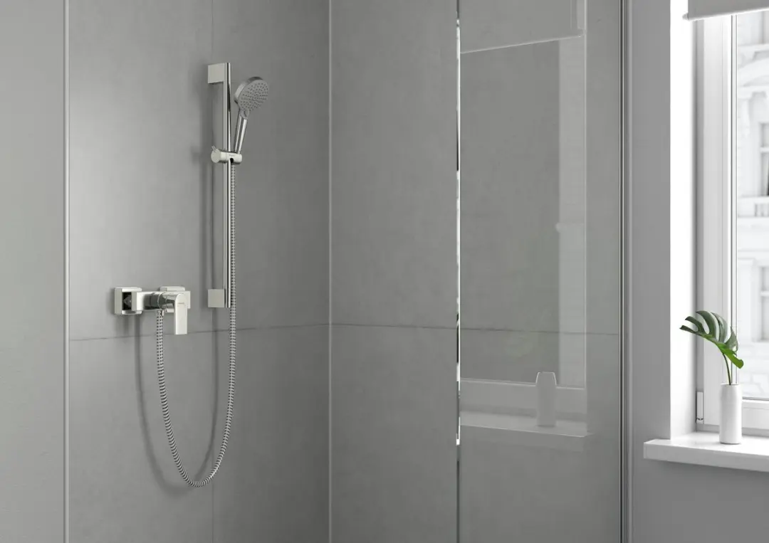 Hansgrohe Vernis Shape Eengreeps Douchekraan - Opbouw - afbeelding 6 van 6