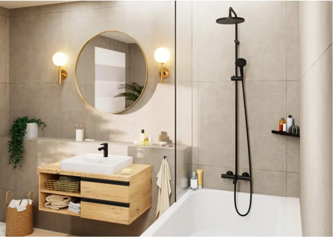 Hansgrohe Vernis Blend Wastafelmengkraan 100 - Chroom - afbeelding 5 van 6