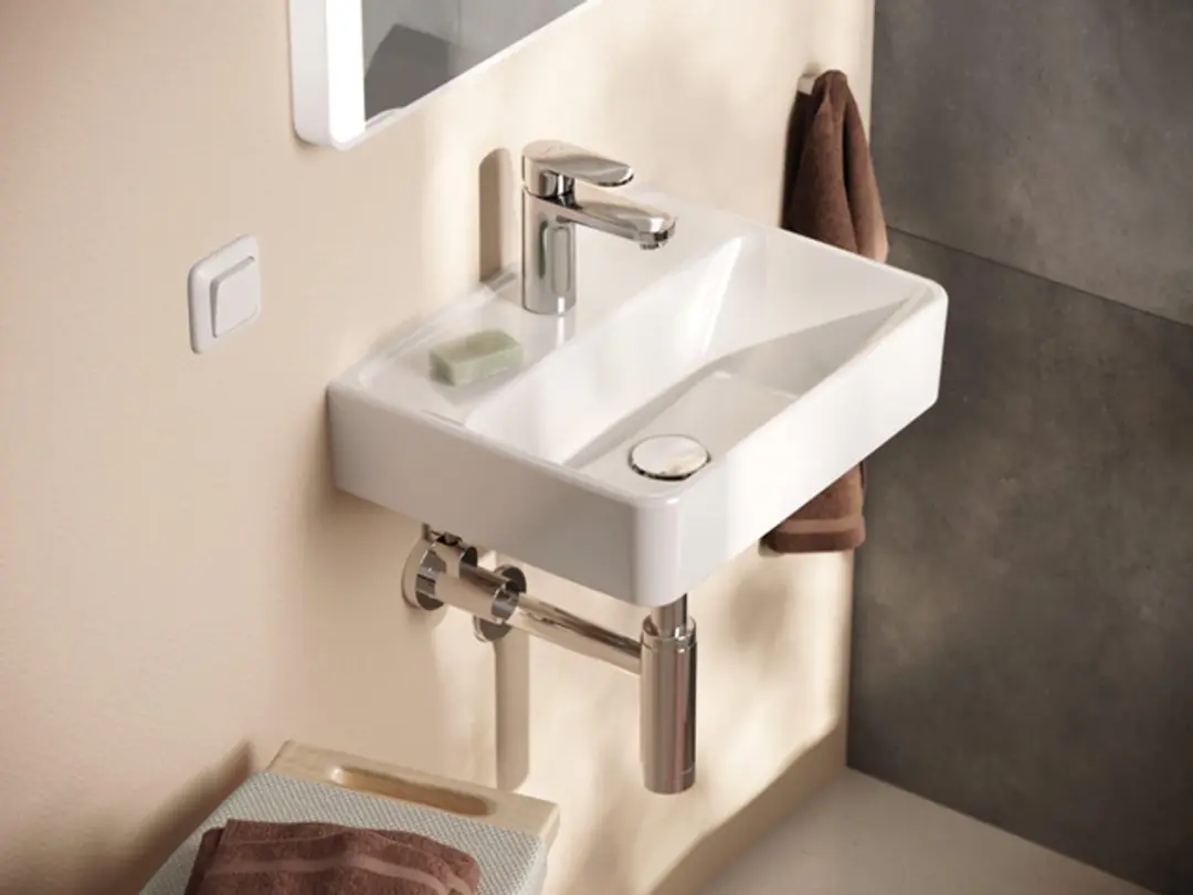 Hansgrohe Vernis Blend Wastafelmengkraan 100 - Chroom - afbeelding 4 van 6