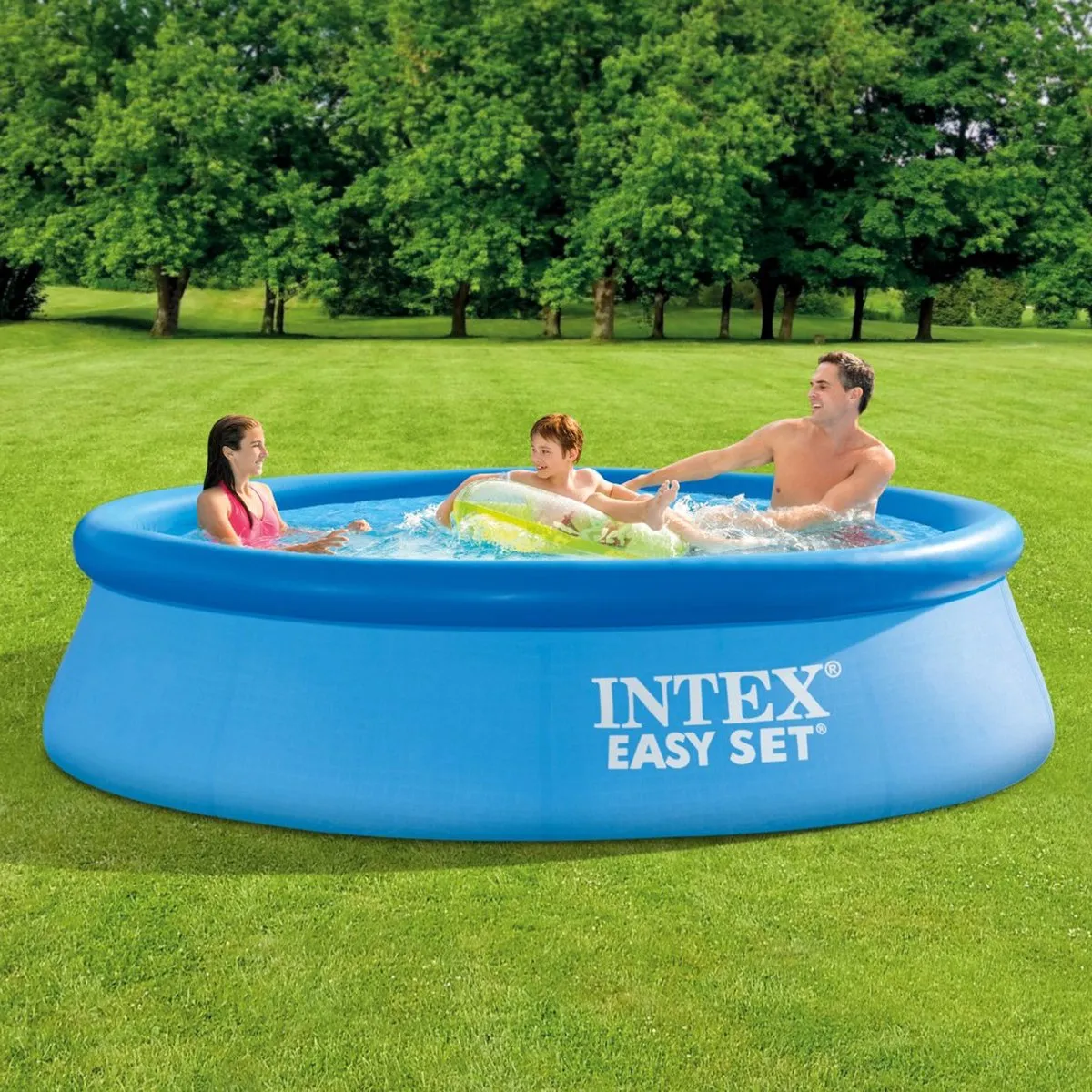 Intex Easy Set Opblaaszwembad 305cm - Blauw