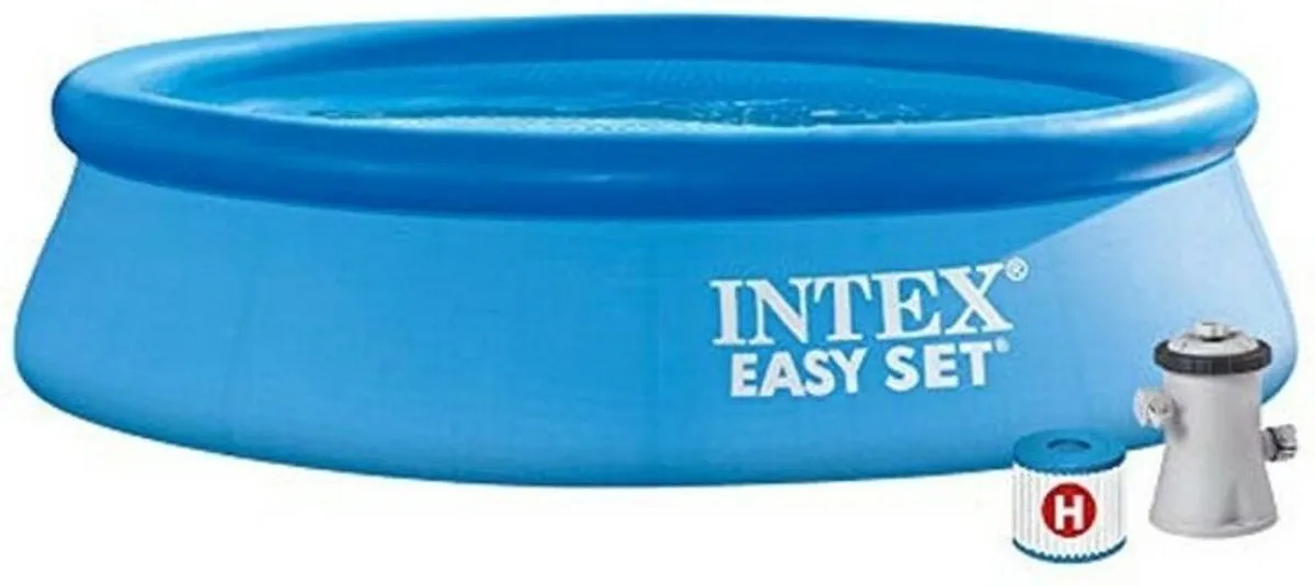 Intex Easy Set Opblaaszwembad 305cm - Blauw - afbeelding 6 van 7