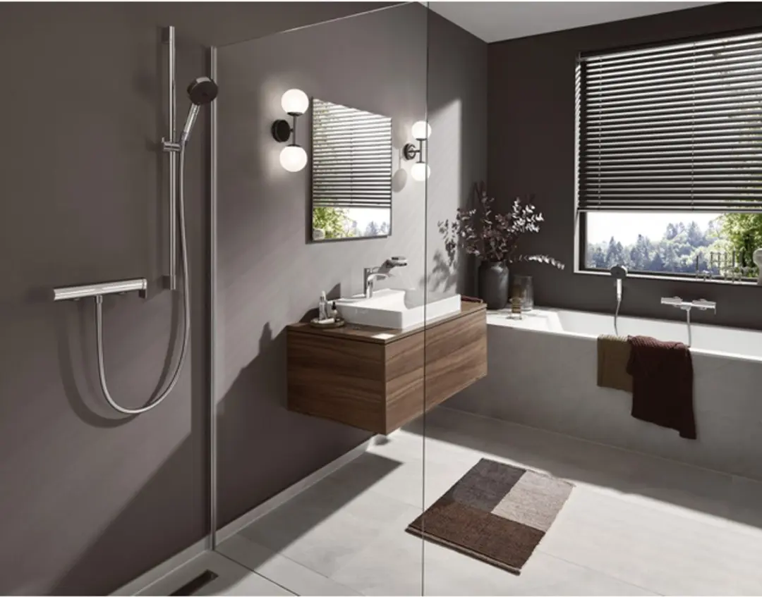 Hansgrohe VIVENIS 75620670 Douchemengkraan - Mat Zwart - afbeelding 3 van 6