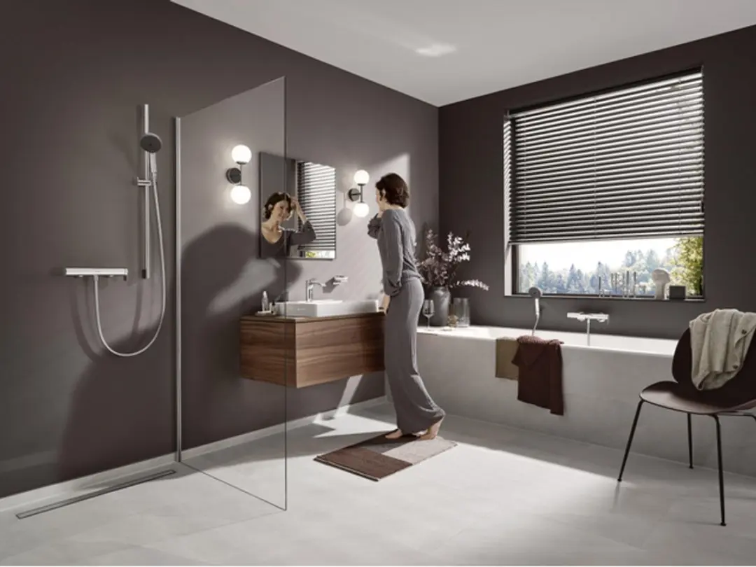 Hansgrohe VIVENIS Eengreeps Douchekraan Opbouw - Chroom - afbeelding 3 van 6