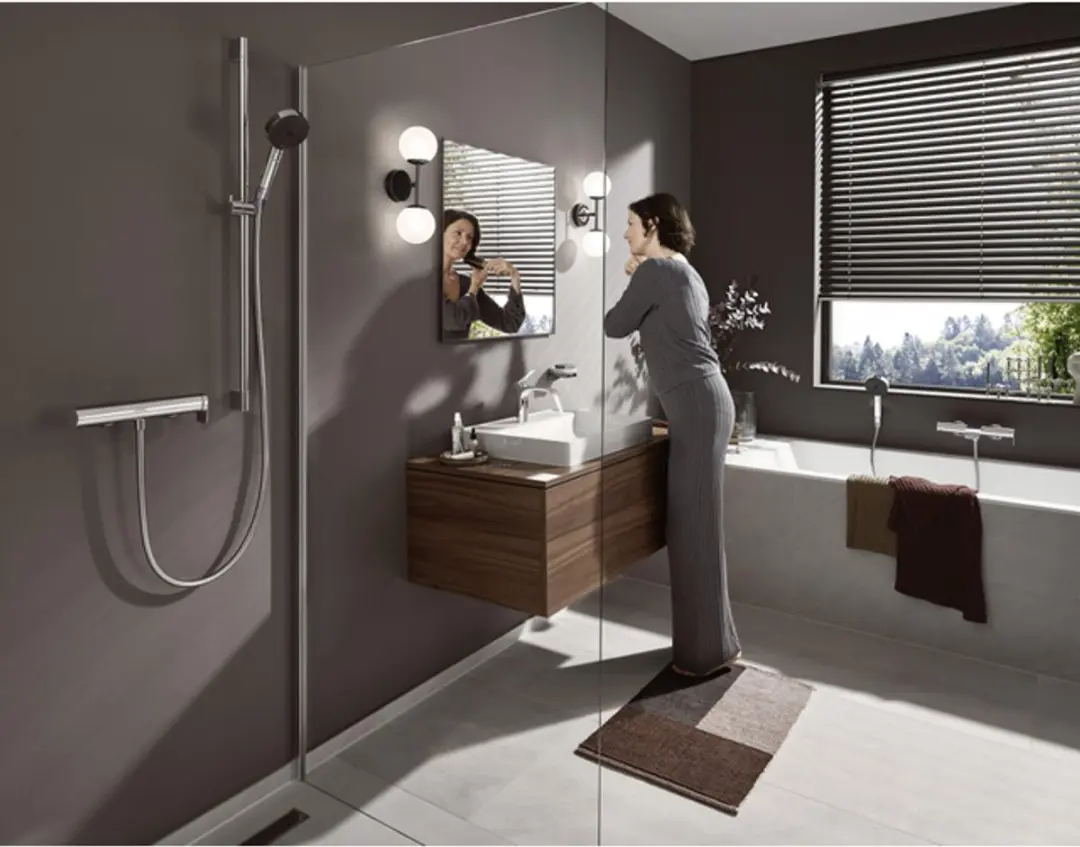 Hansgrohe VIVENIS Eengreeps Douchekraan Opbouw - Chroom - afbeelding 5 van 6