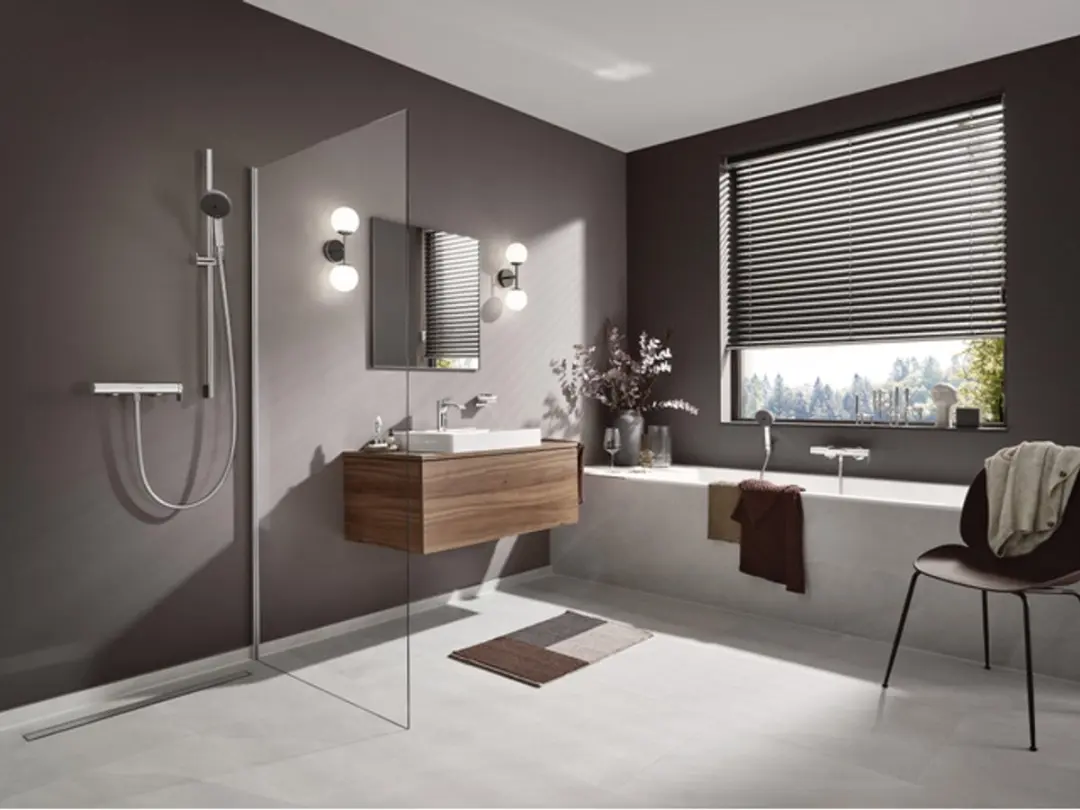 Hansgrohe VIVENIS Eengreeps Douchekraan Opbouw - Chroom - afbeelding 4 van 6