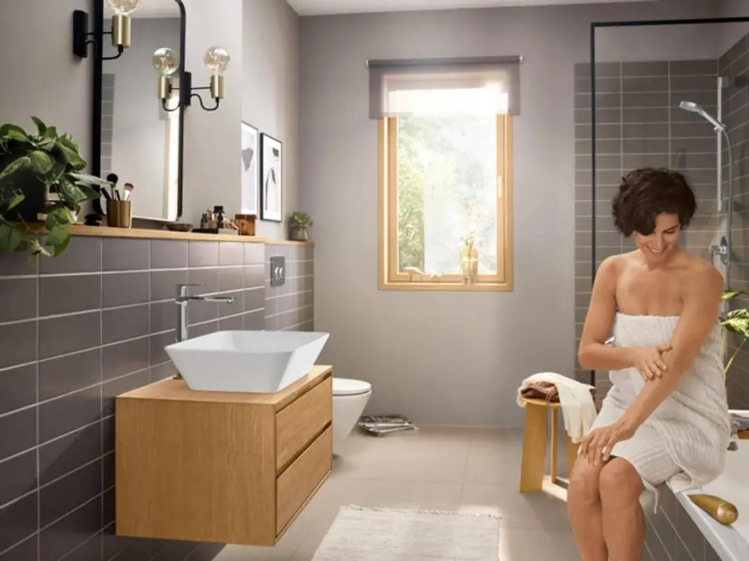 Hansgrohe Rebris E 240 Wastafelkraan - Hoog - Chroom - afbeelding 6 van 6