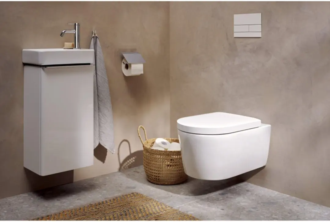 Hansgrohe EluPura S Closetzitting - SoftClose - Glans Wit - afbeelding 5 van 6