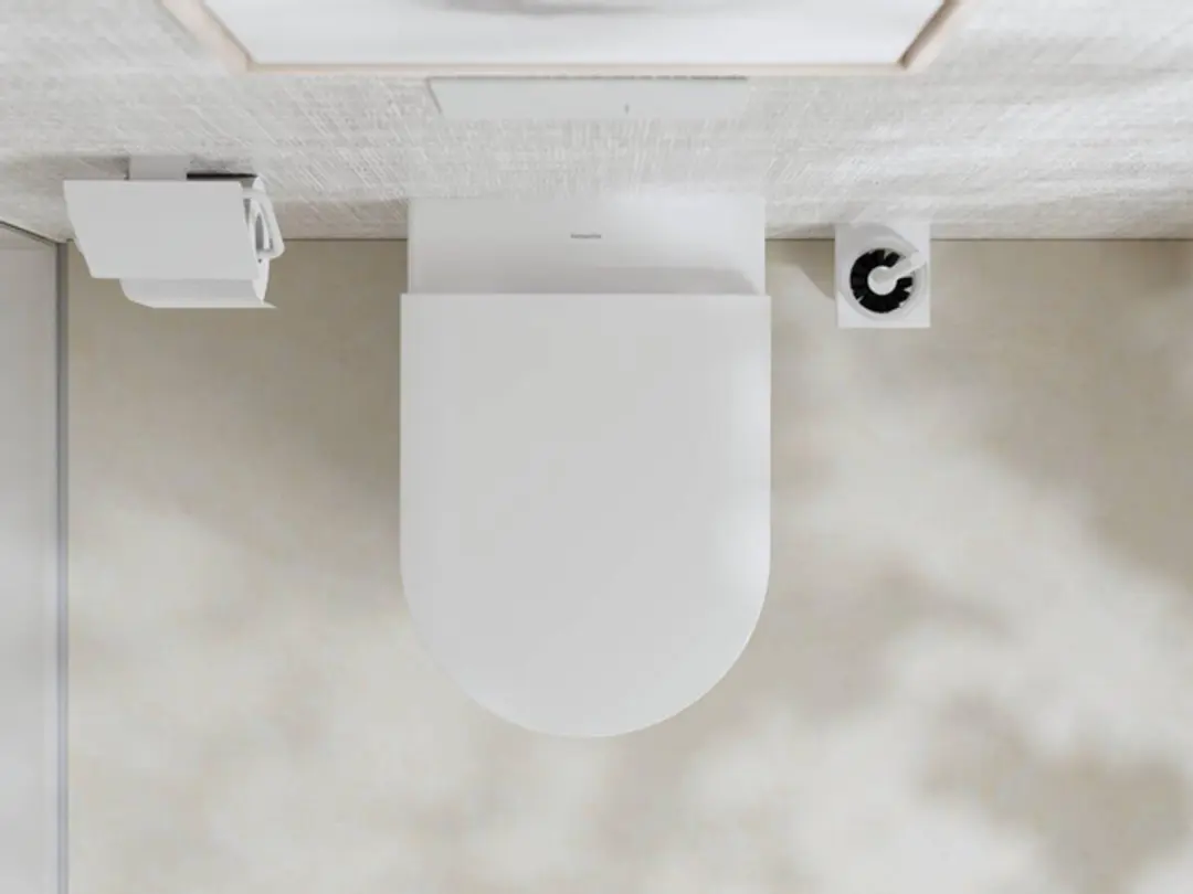 Hansgrohe EluPura S Closetzitting - SoftClose - Glans Wit - afbeelding 2 van 6