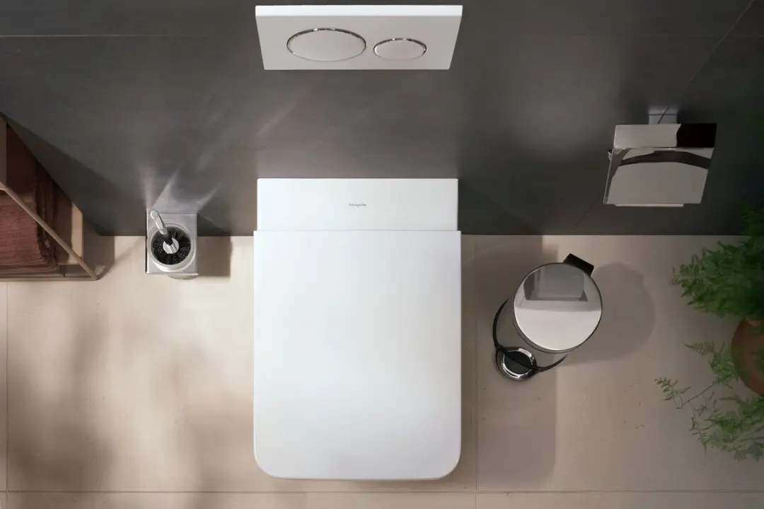 Hansgrohe EluPura Q Original 62018450 Hangend toilet - Wit - afbeelding 5 van 6