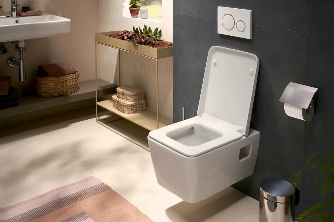 Hansgrohe EluPura Q Original 62018450 Hangend toilet - Wit - afbeelding 6 van 6