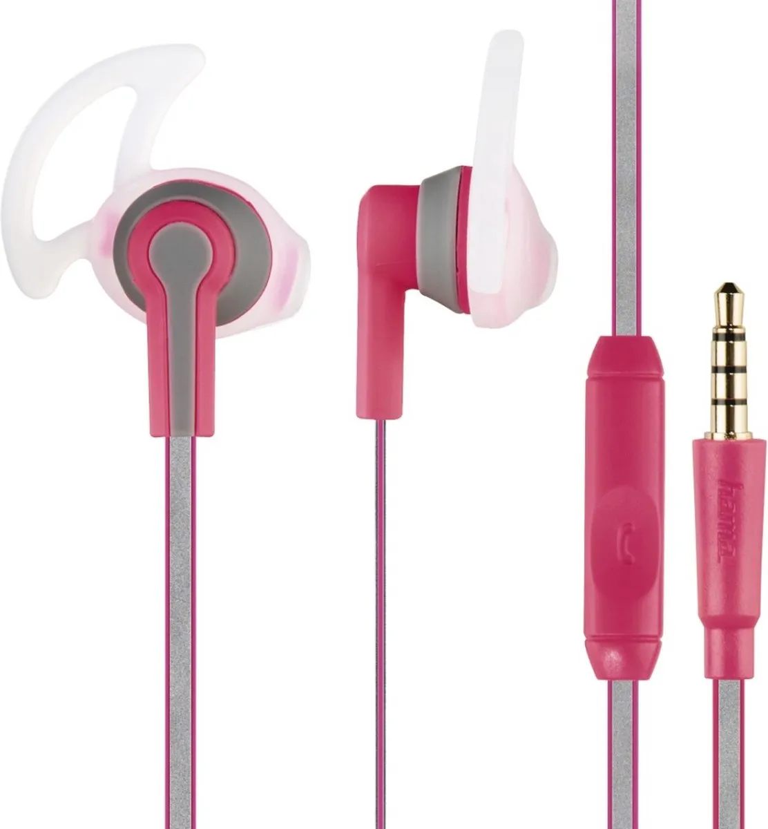 Hama Reflective Hoofdtelefoon 177019 - Pink