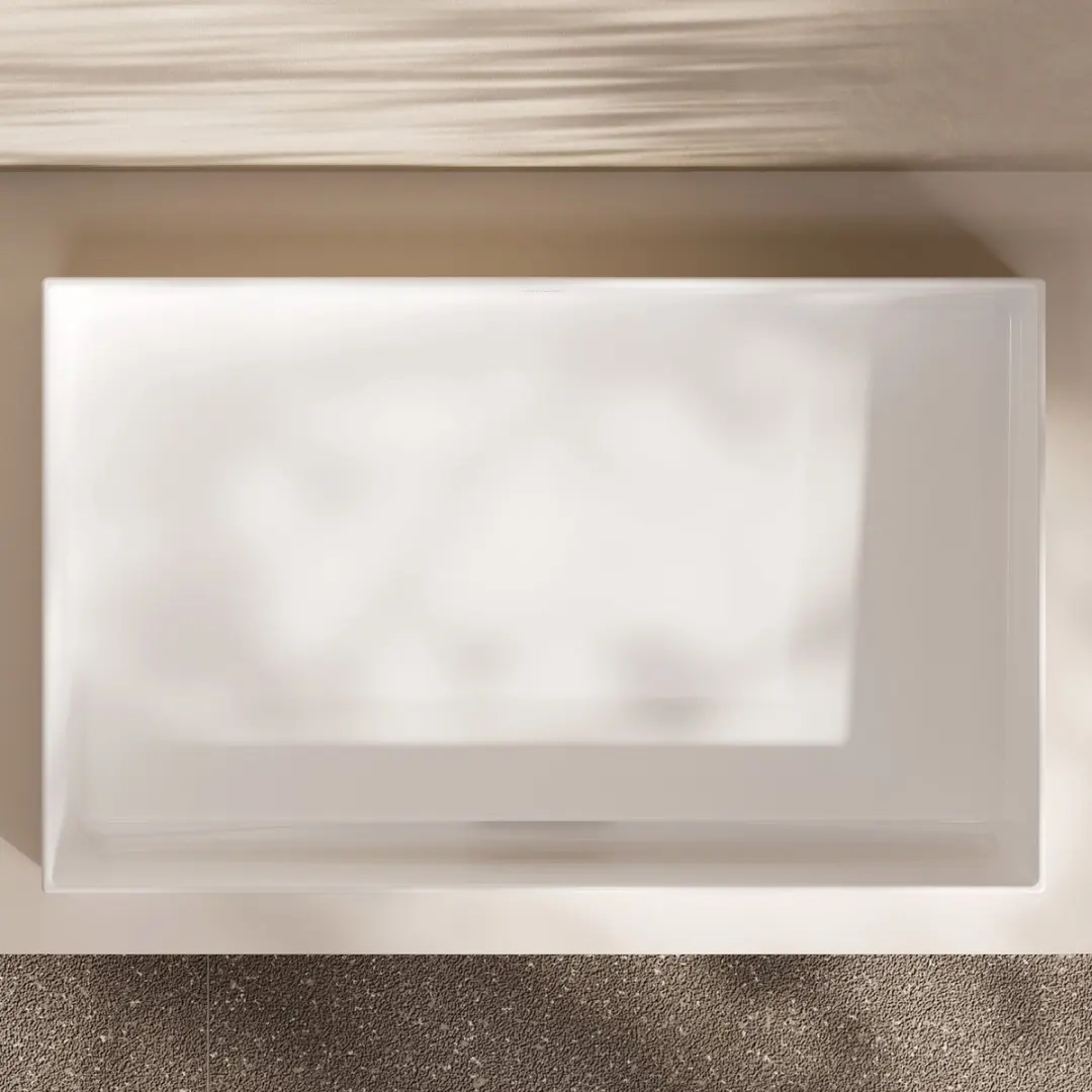 Hansgrohe Xuniva Evo E 60326450 Opbouwwastafel 65x40cm - Wit - afbeelding 2 van 6