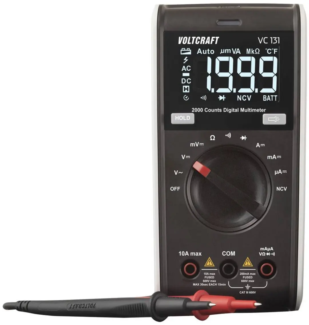 Voltcraft VC131 Multimeter Digitaal CAT III 600V