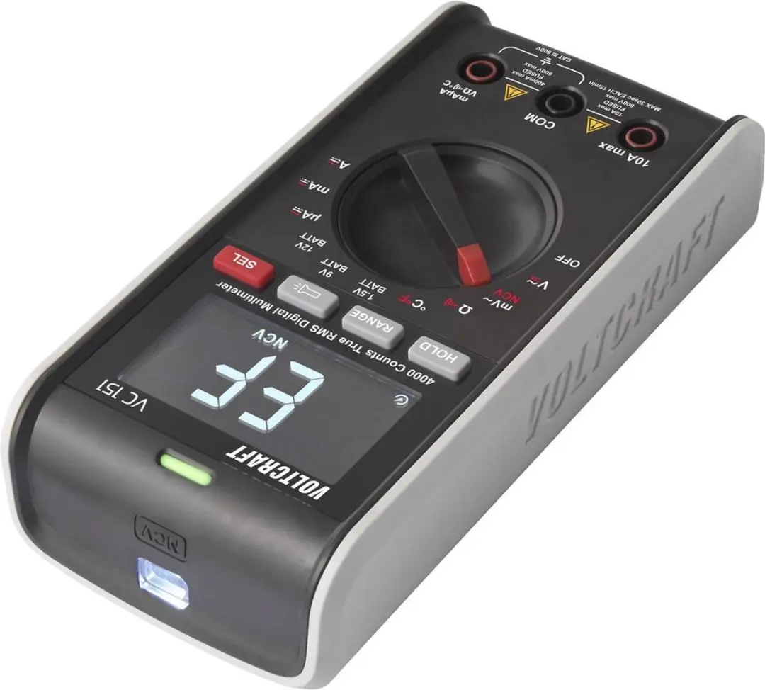 Voltcraft VC151 Multimeter VC-12922605 - CAT III 600V - 4000 counts - afbeelding 2 van 4