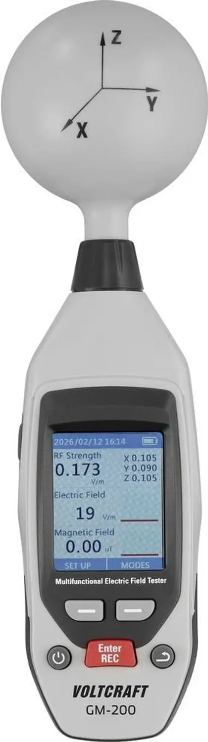 VOLTCRAFT GM-200 Meter voor LF elektromagnetische straling