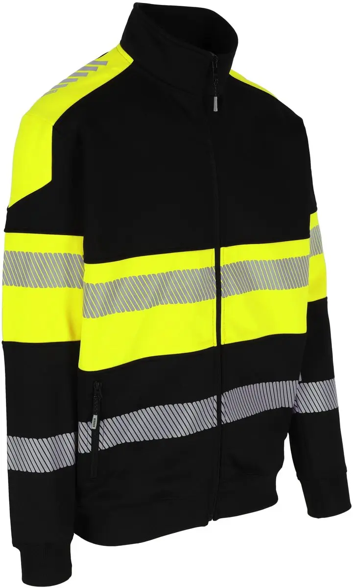 Herock Karis High Vis Sweatvest Zwart / M