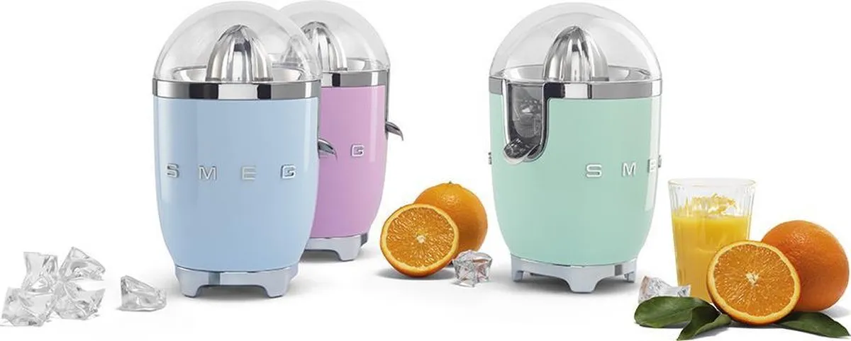Smeg CJF01BLEU Citruspers - 70W - Zwart