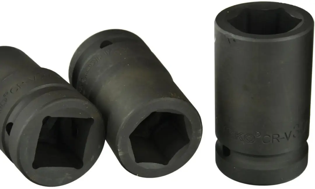 GEKO Dopsleutelset 8-delig - 19-41mm - Zwart - afbeelding 3 van 6