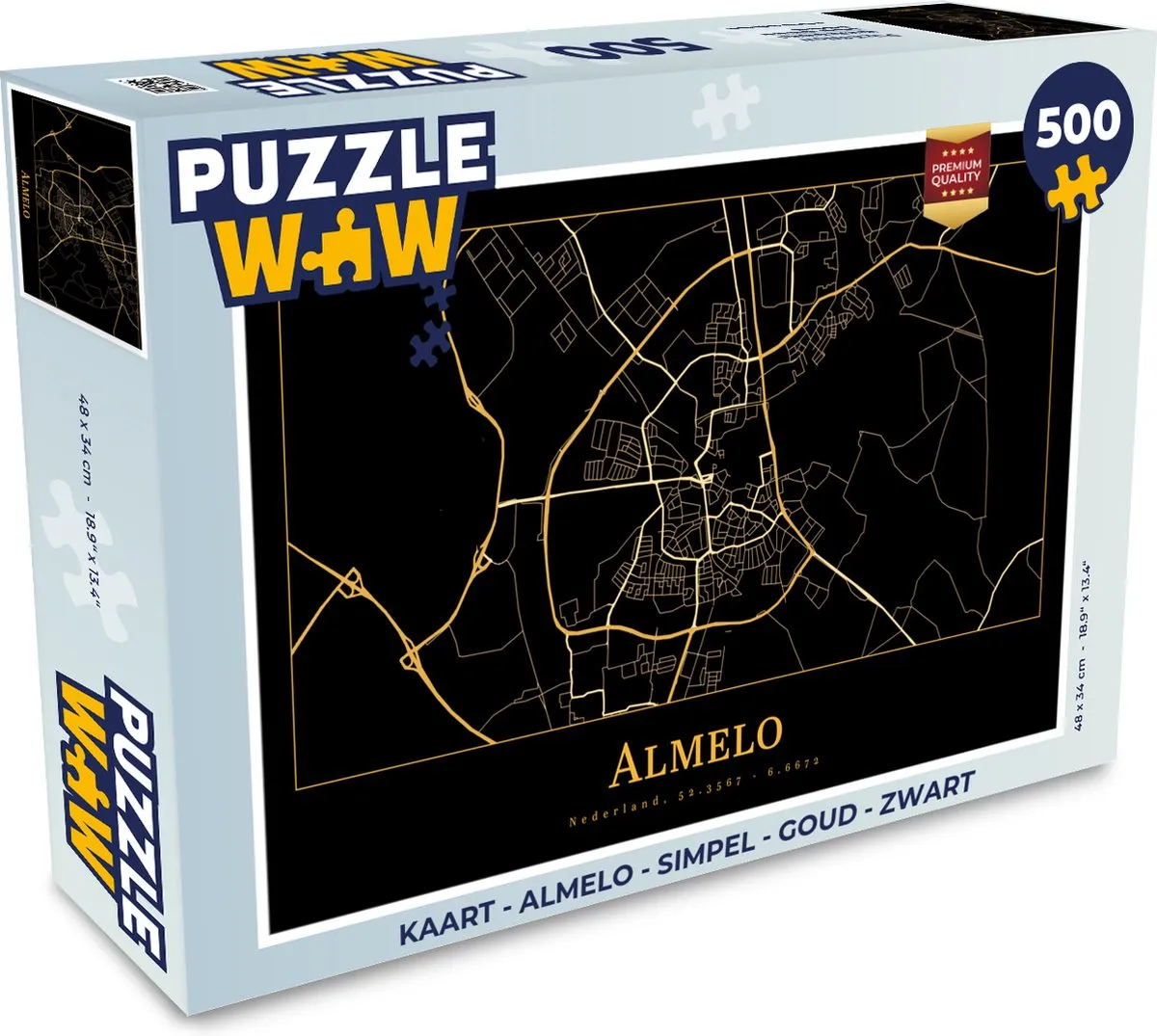 PuzzleWow Almelo Legpuzzel 500 Stuks