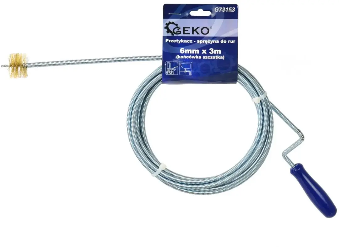GEKO Flexibele Afvoerontstopper - 6mm x 3m - afbeelding 2 van 3
