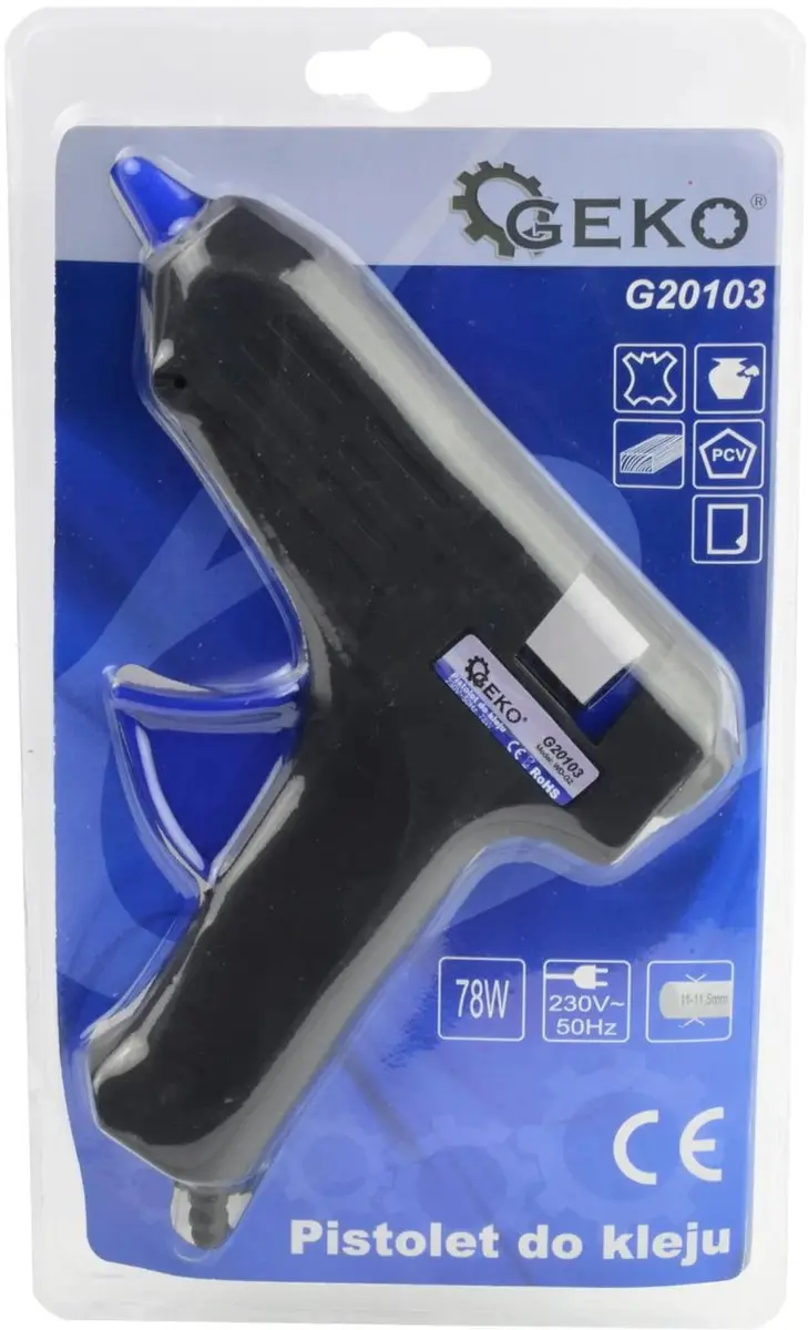 GEKO Lijmpistool 78W - Ø11-11,5mm - 2 lijmsticks - afbeelding 2 van 5