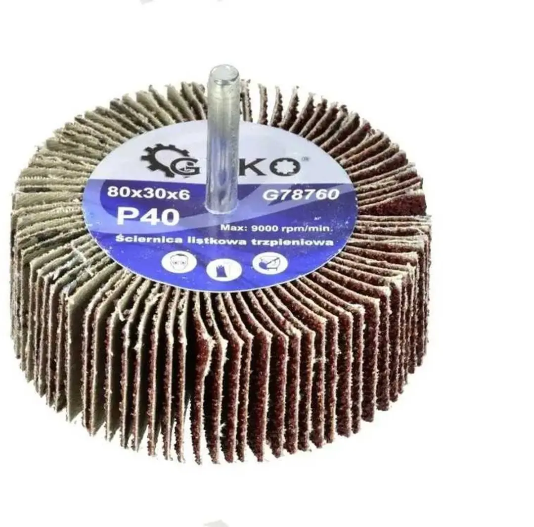 GEKO Lamellenschijf - P100 - 80x30mm - 6mm as - afbeelding 2 van 3