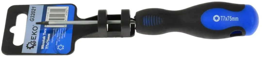 GEKO Torx schroevendraaier T7 - 75mm - afbeelding 2 van 2