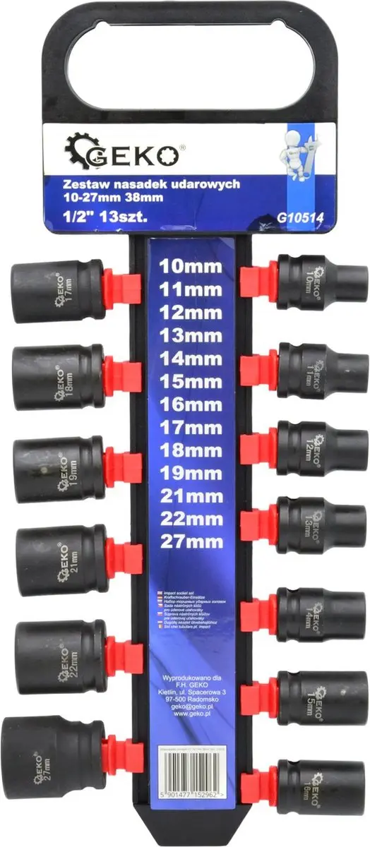 GEKO Impact Dopsleutelset