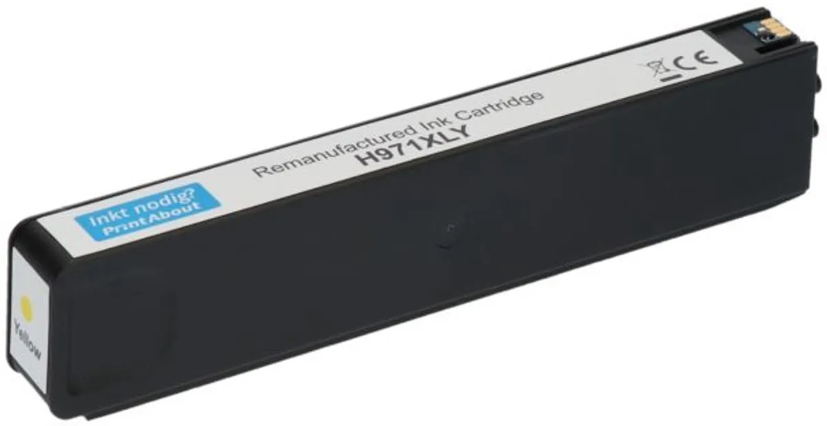 PrintAbout HP 971XL Geel Inktcartridge