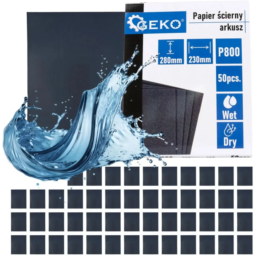 GEKO Waterproof schuurpapier