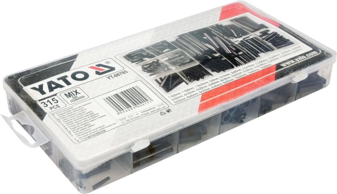 Yato YT-06785 Spanstiften Assortiment 315 Delig - afbeelding 2 van 2