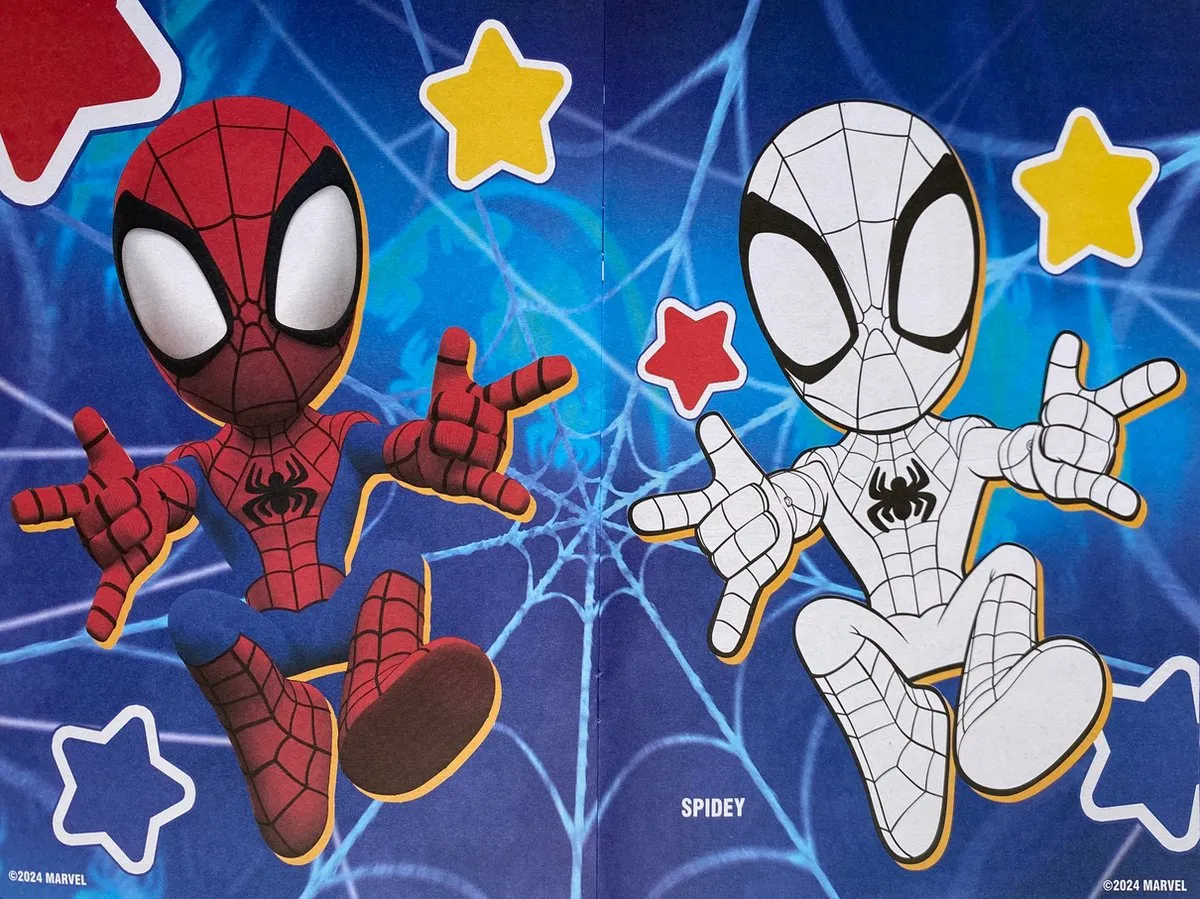 Marvel Disney Junior Spidey Kleurboek - 32 Pagina's