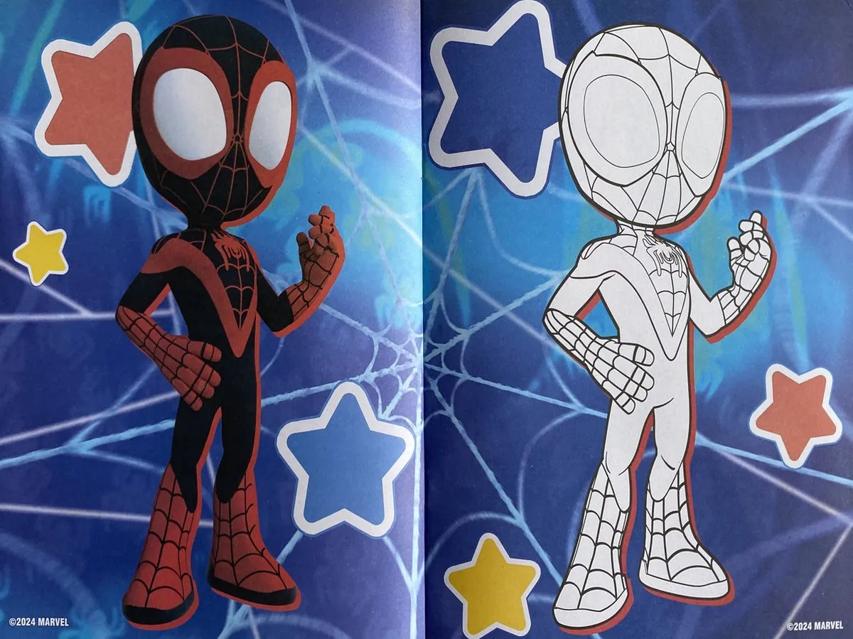 Marvel Disney Junior Spidey Kleurboek - 32 Pagina's