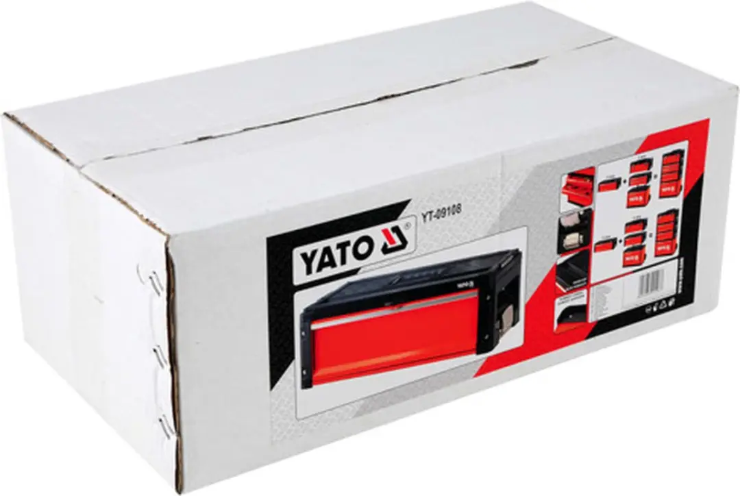 Yato YT-09108 Gereedschapskist 1 Lade - 39x21,5x13cm - afbeelding 2 van 6