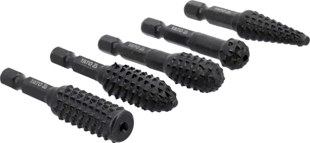 Roterende Houtvijlen Set 5-Delig