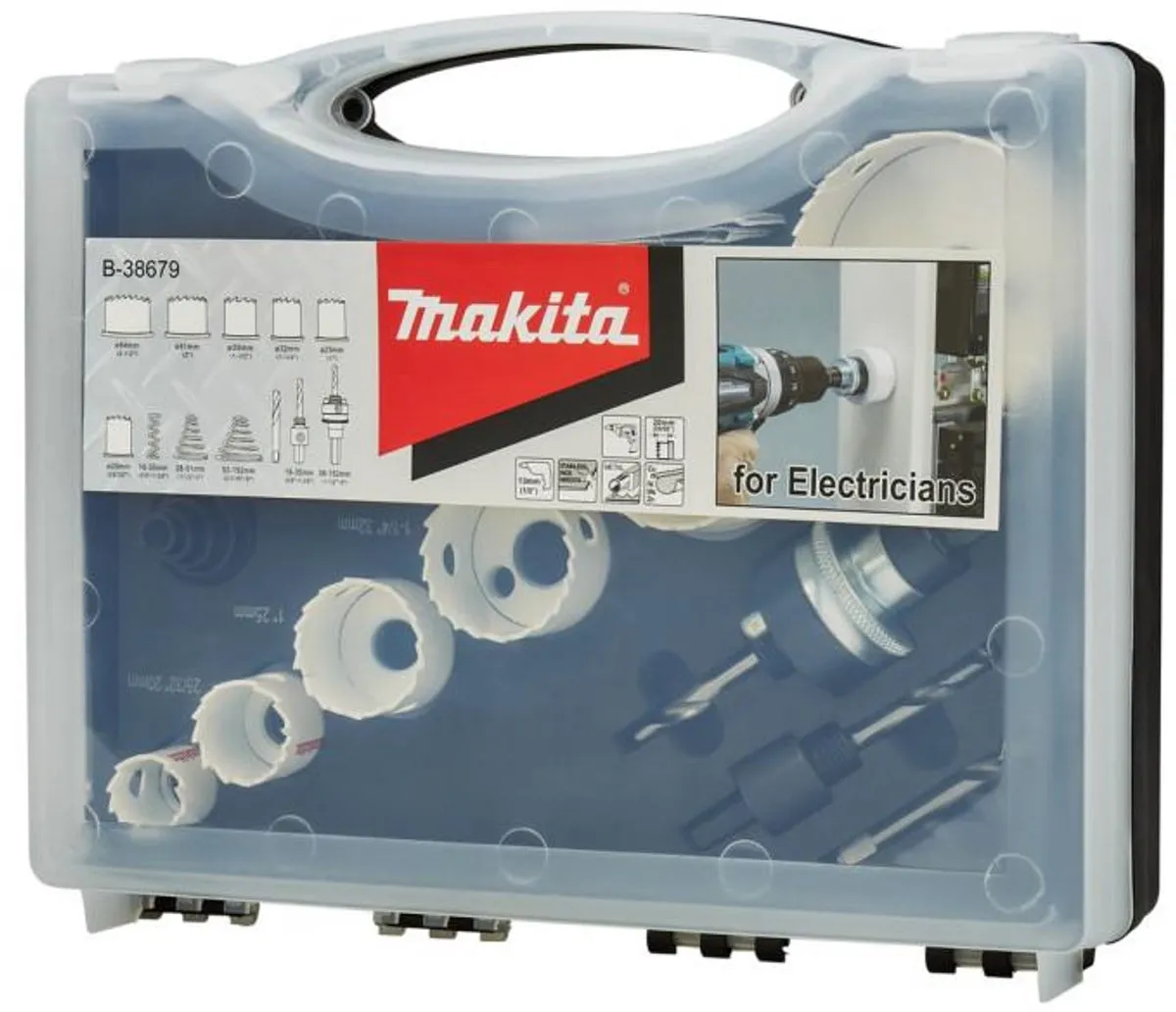 Makita Gatzaagset B-38679 - 15-delig - Ø6.4cm