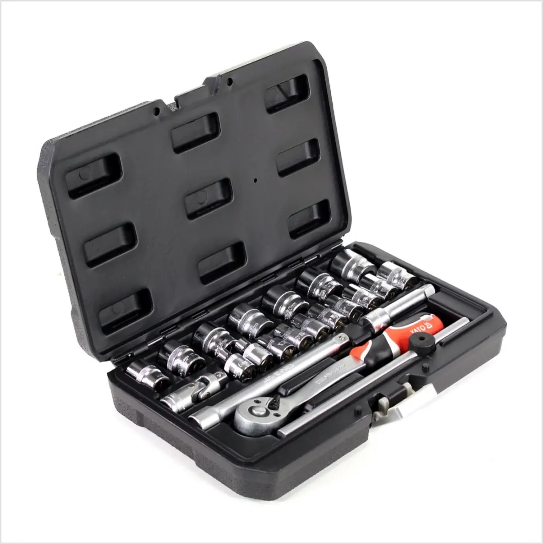 Yato YT38561 Doppenset 3/8" - 22 Stuks - Zwart - afbeelding 3 van 6