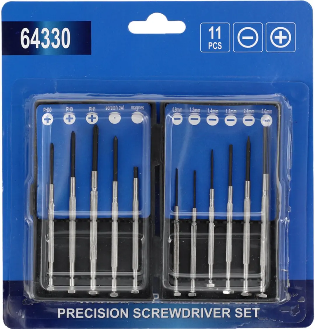 Vorel Precisie Schroevendraaierset 11-delig - afbeelding 2 van 5