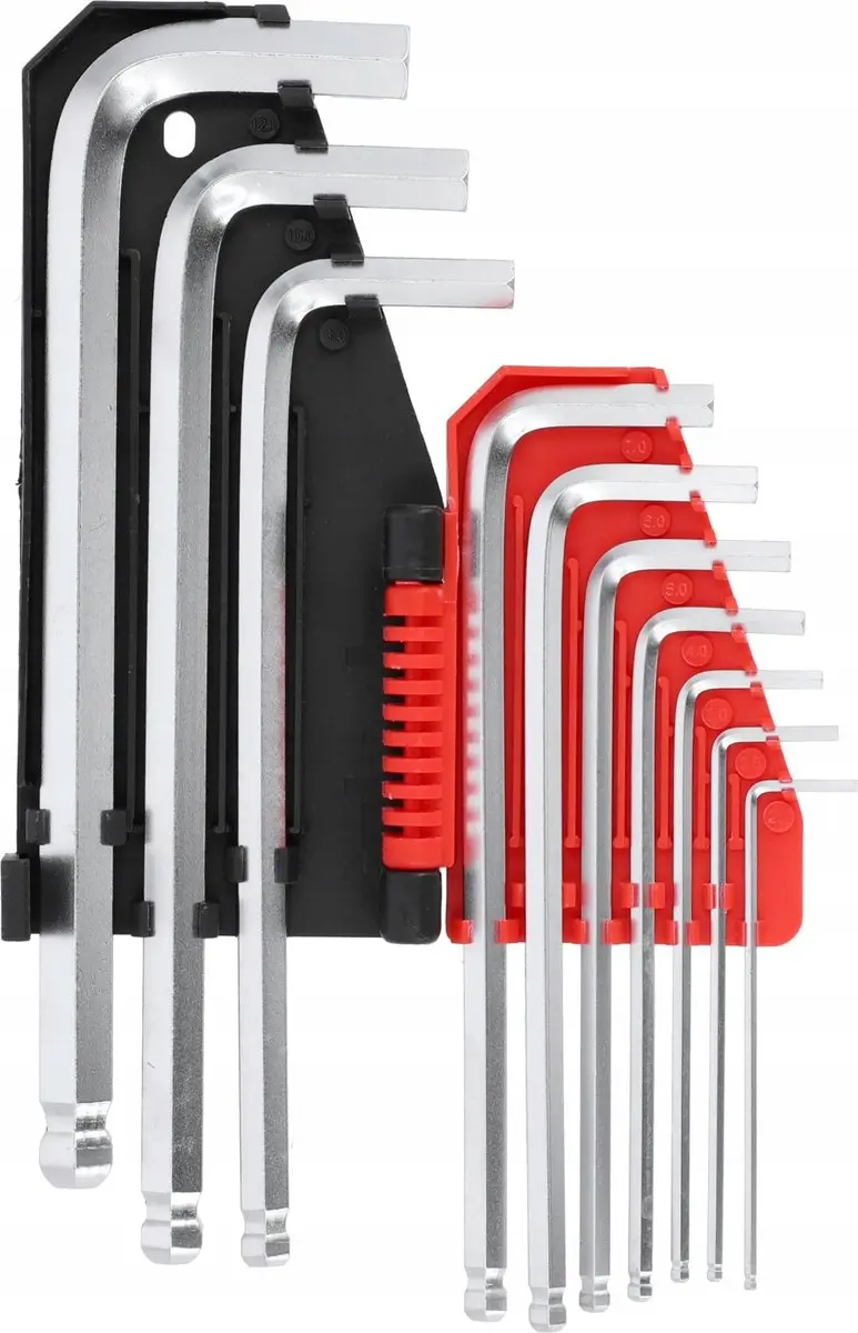 Yato YT-0509 Inbussleutelset Kogelkop 2-12mm - 10 stuks - afbeelding 2 van 4